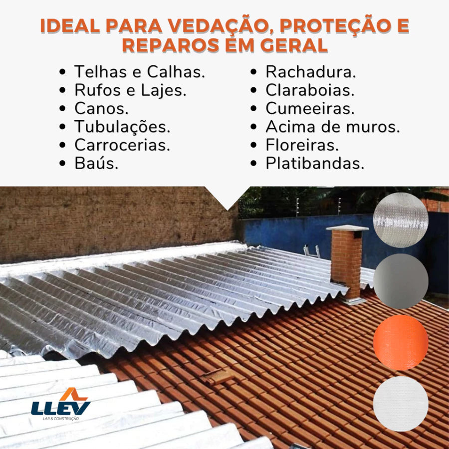 (COMPRE 1 LEVE 2) Super Fita Impermeável