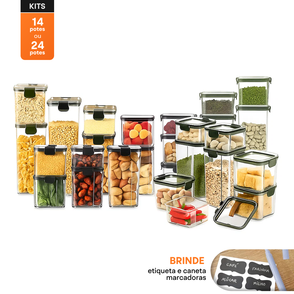 MaxLock® - Kit Potes Herméticos